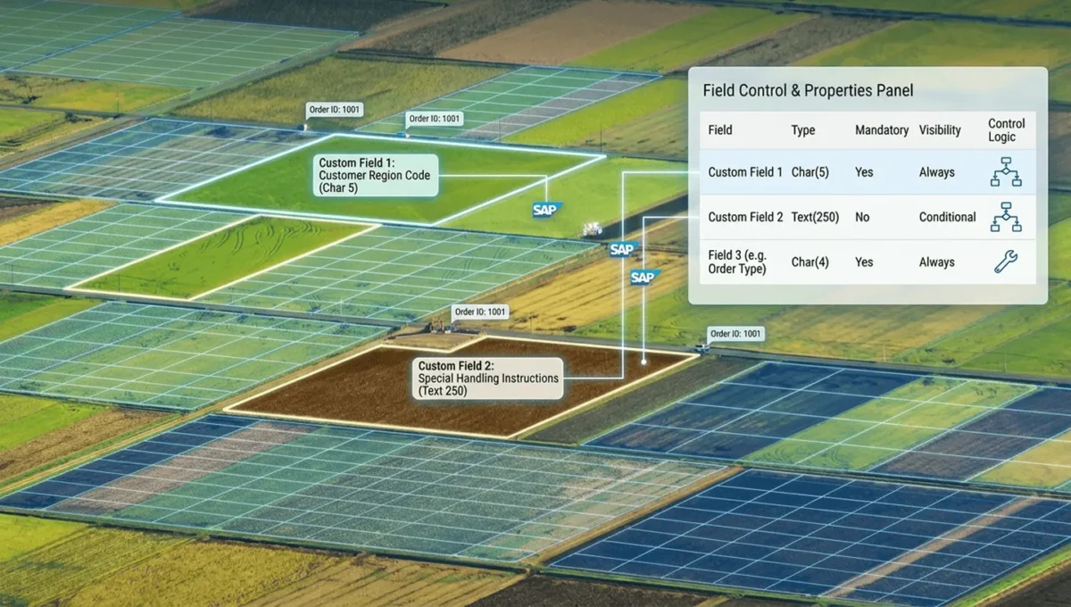 Add and control custom fields in Sales Order SAP S/4HANA